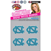 UNC Glitter Logo Temporary Tattoos